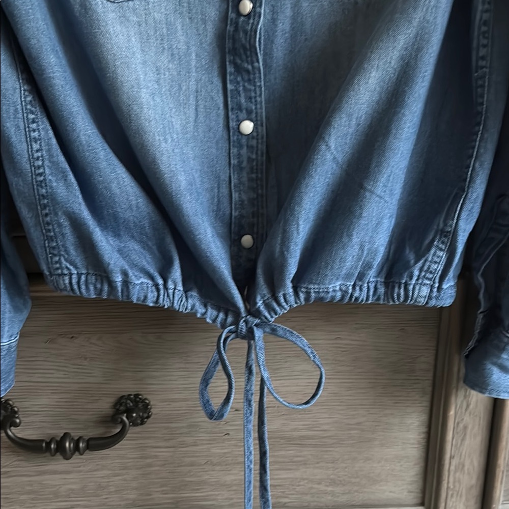 Lola River Denim Button-Up Shirt - Picture 5 of 6